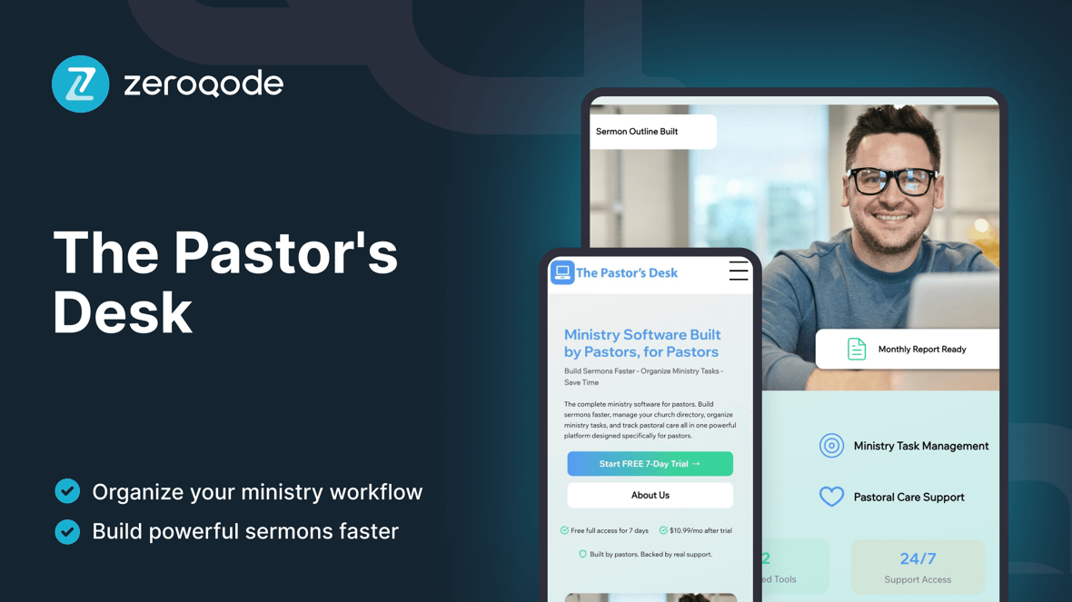 The Pastor's Desk screenshot